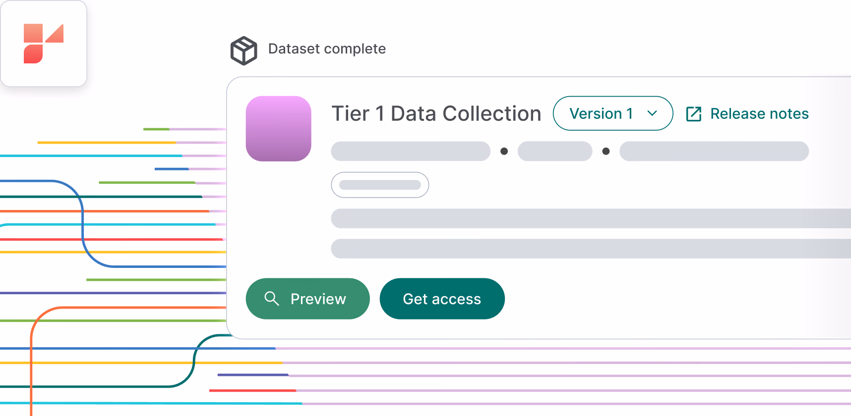 Visualization of Verily Refinery interface showing data collection and abstract data threads