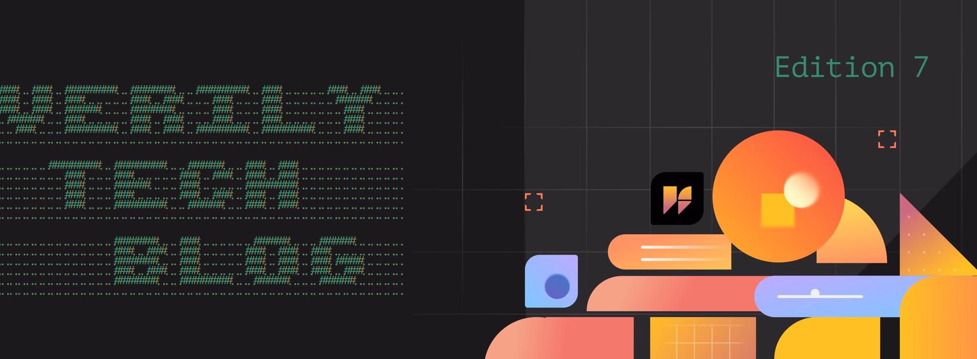 Verily tech blog edition 7, featuring a visual abstraction of Verily Workbench, built on Pre, with headline Verily Tech Blog.