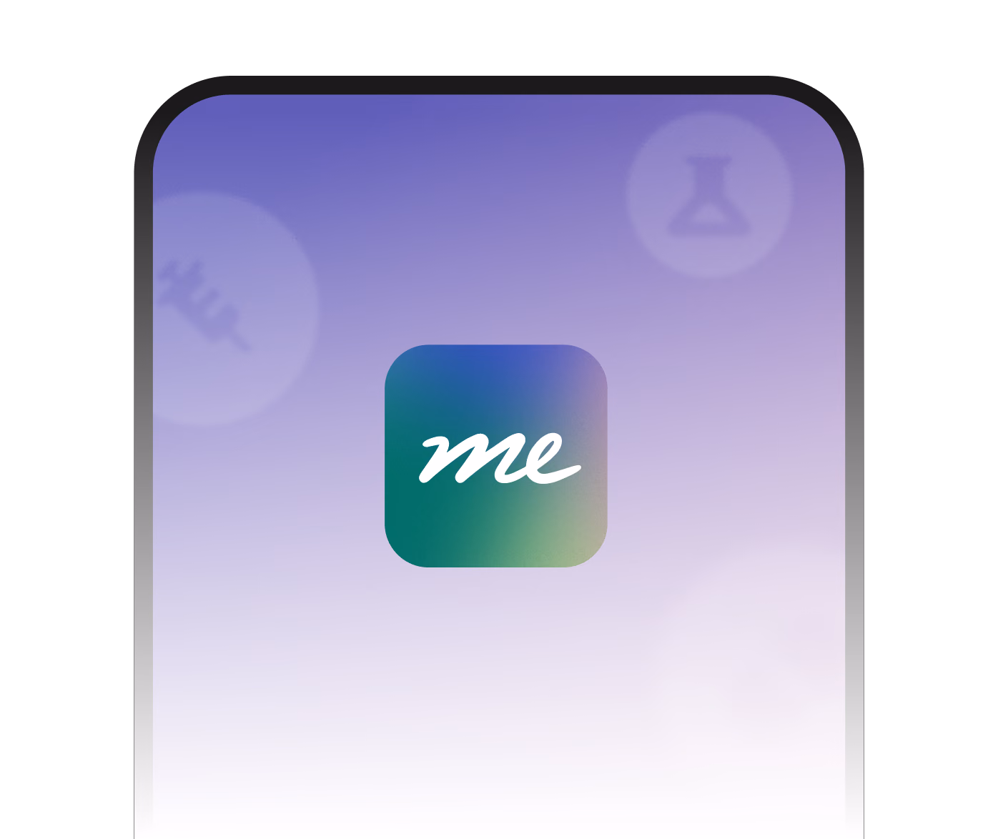 Mobile app screen featuring Verily Me app icon prompting to download the app